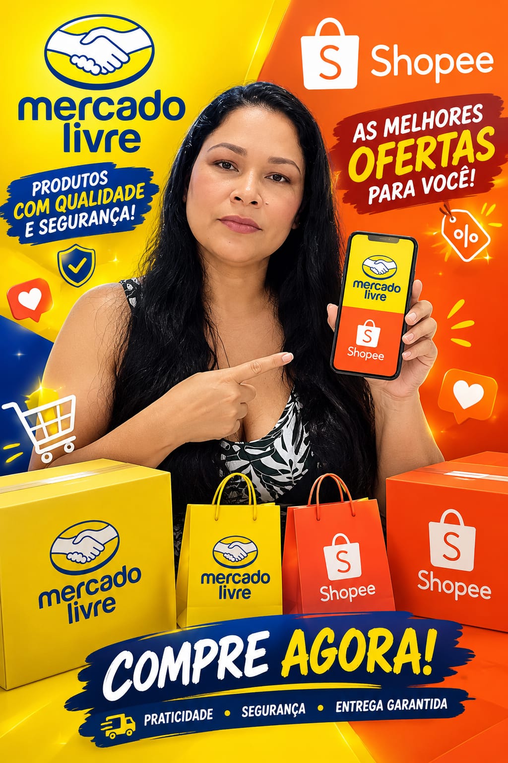 Logo do grupo Achadinho seu filho mercado livre