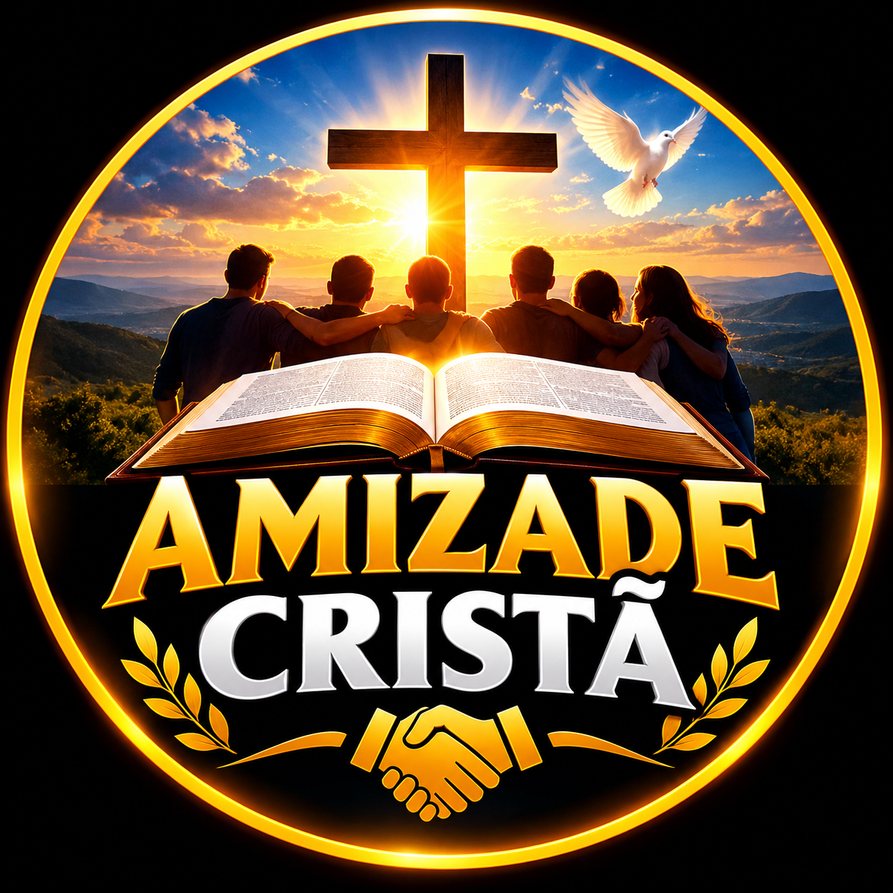 Logo do grupo AMIZADE CRISTร ๐โ๏ธ