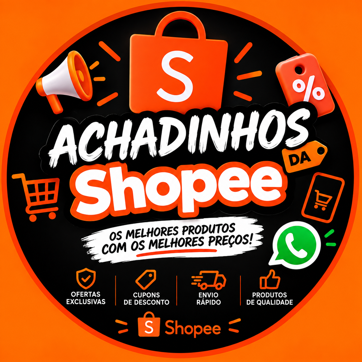 Logo do grupo Achadinhos da Shopee