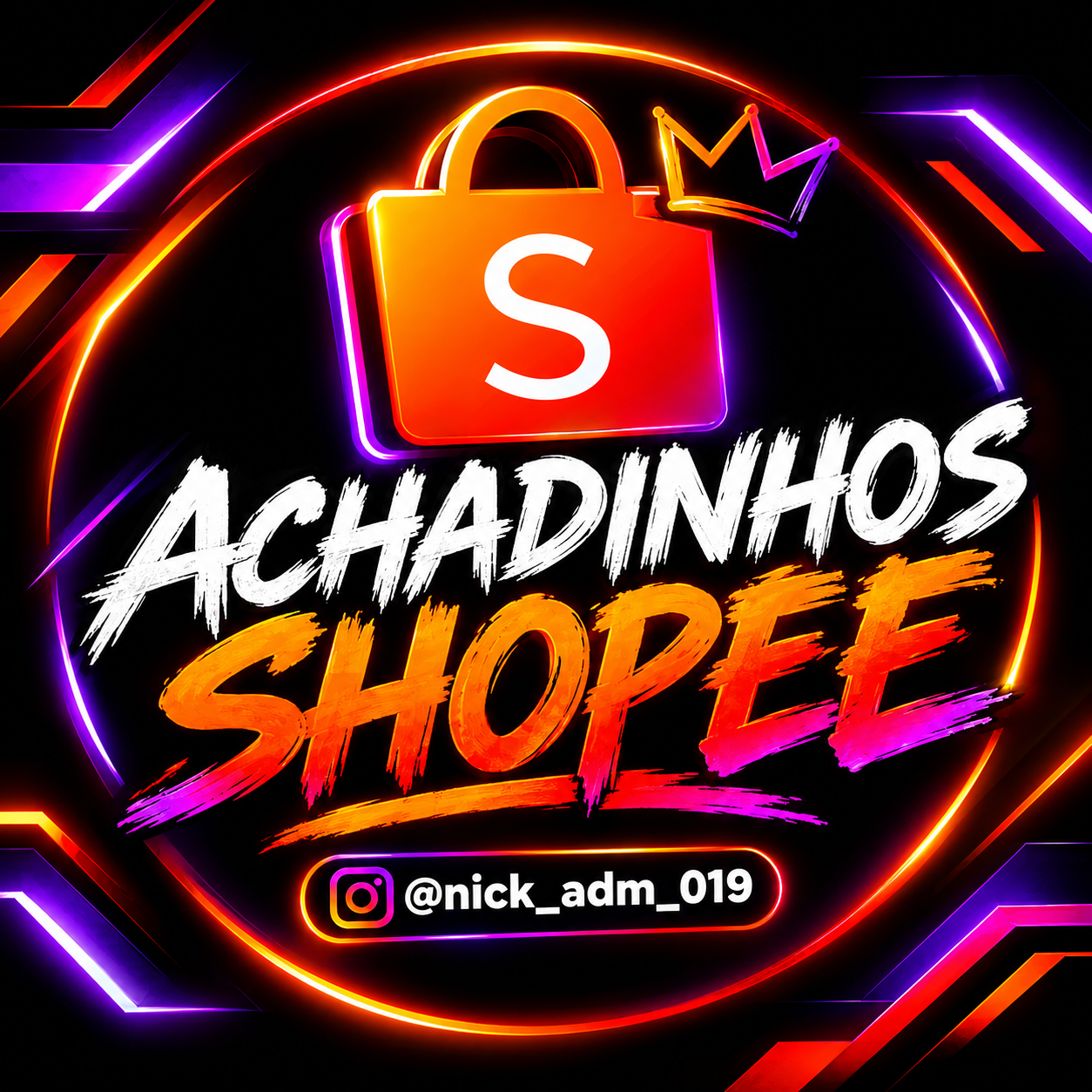 Logo do grupo achadinhos da shopee