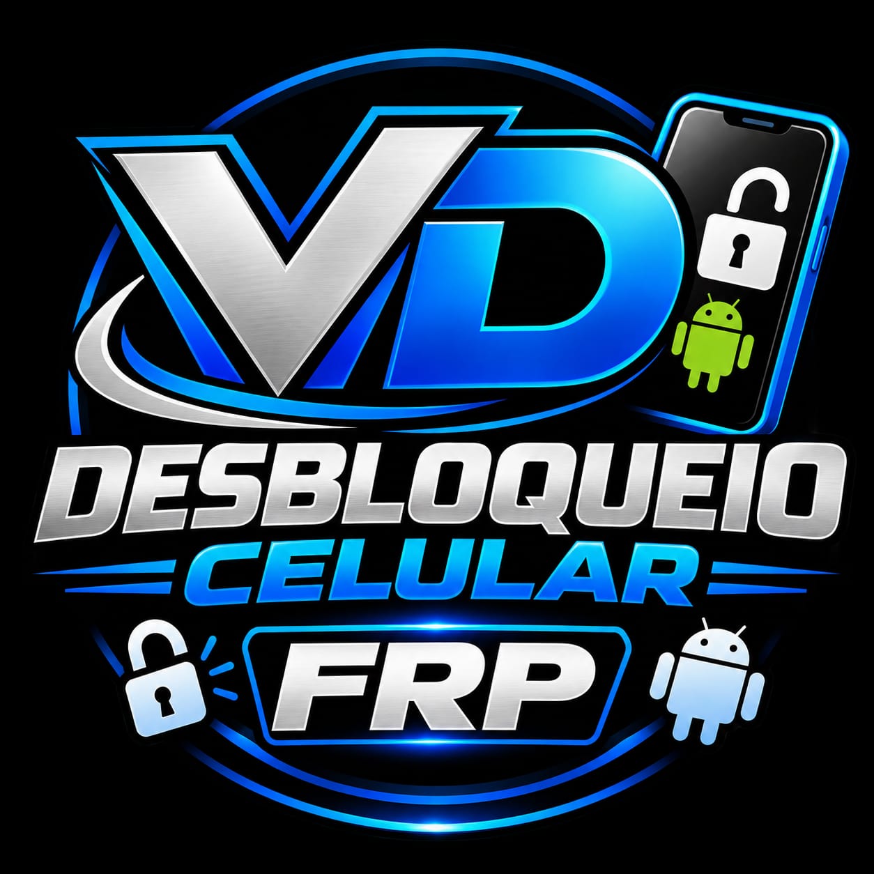 Logo do grupo VD DESBLOQUEIO CELULAR FRP