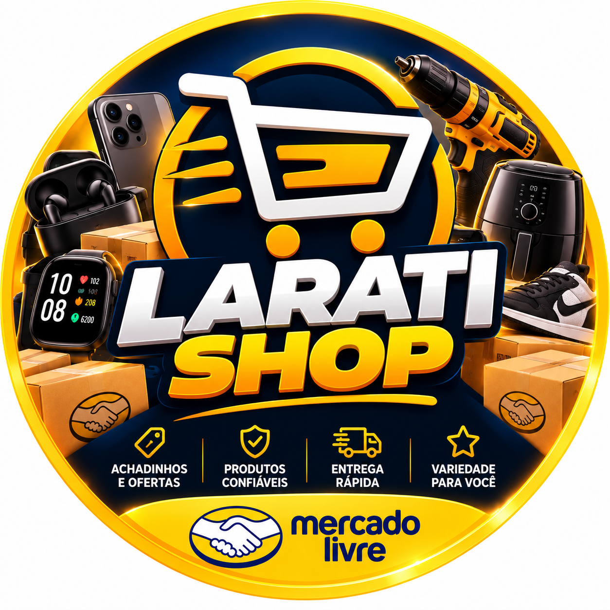 Logo do grupo LaratiShop Achados em Ofertas