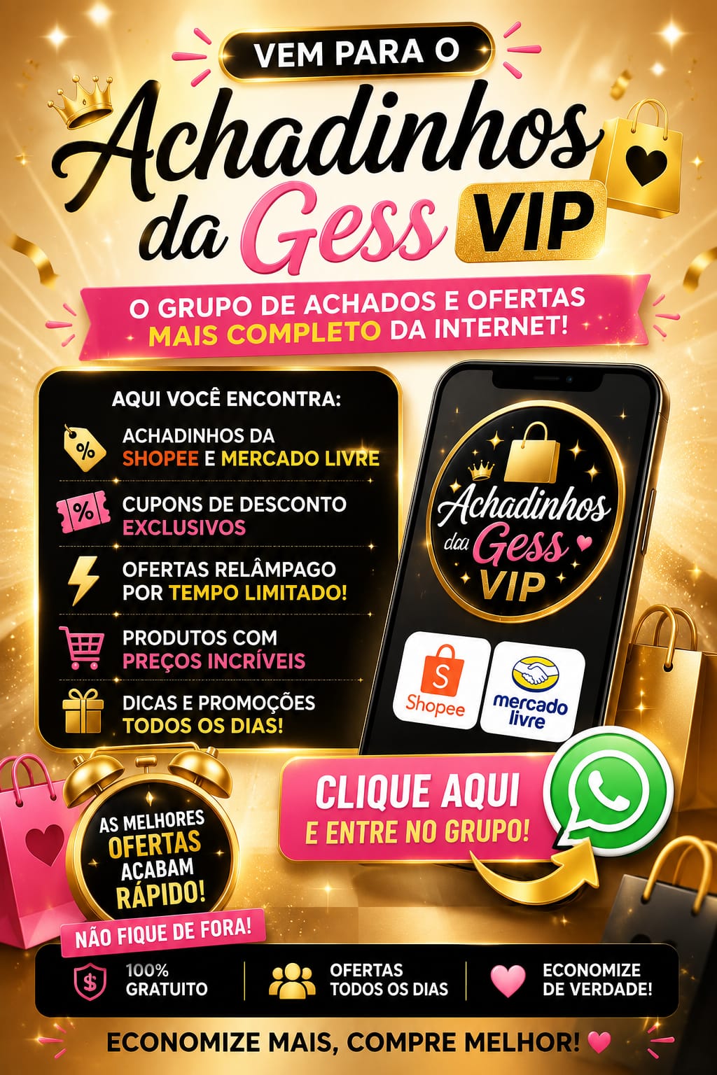 Logo do grupo Achadinhos gs