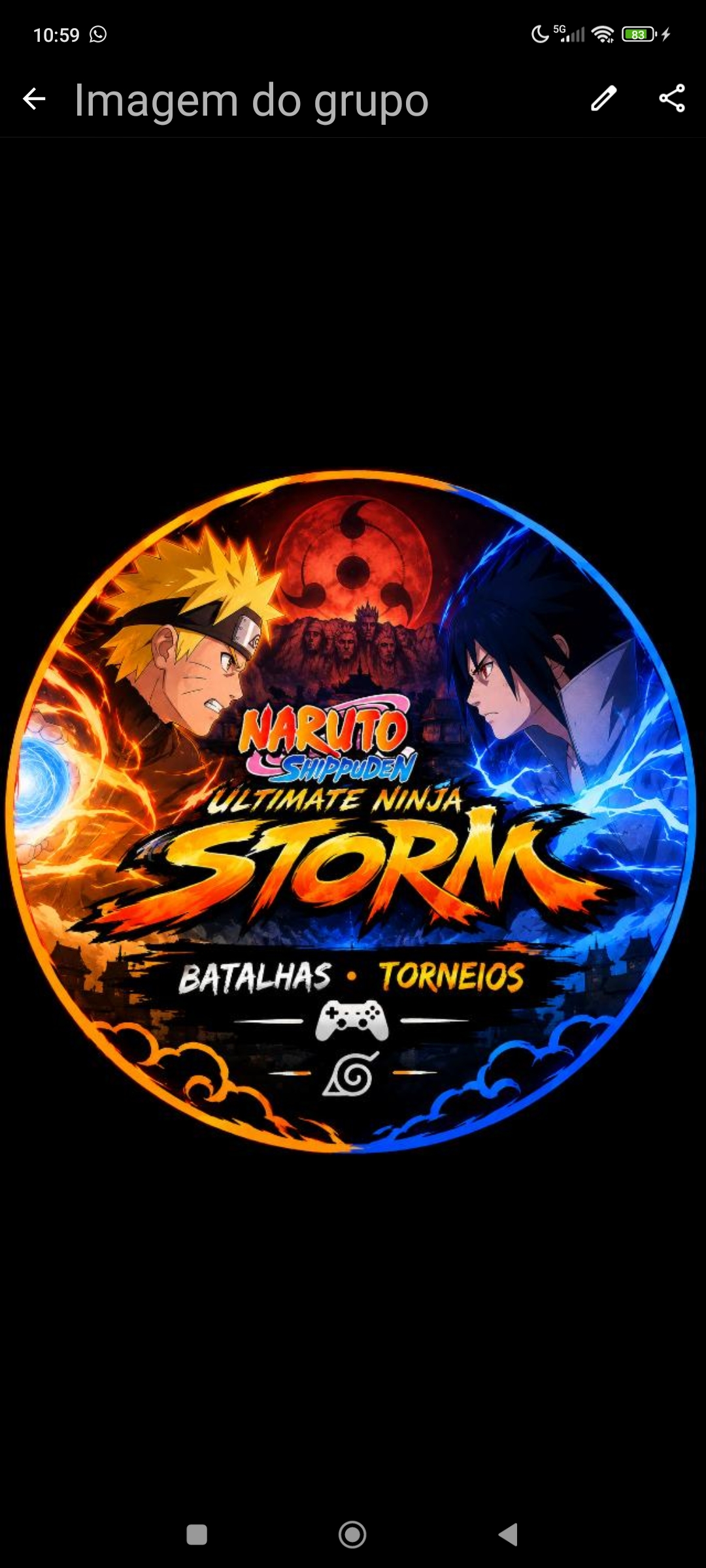 Logo do grupo Naruto storm 3 online
