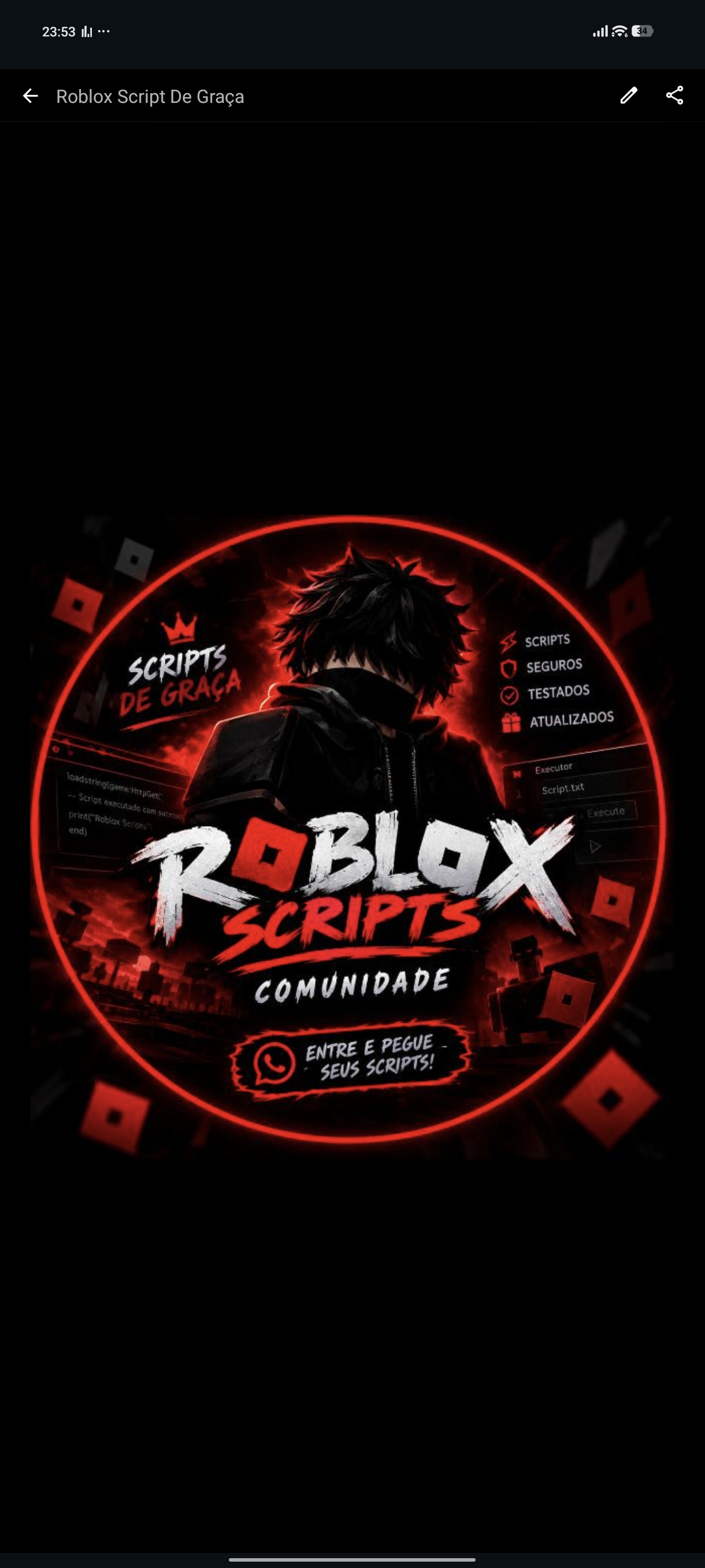 Logo do grupo Scripts free
